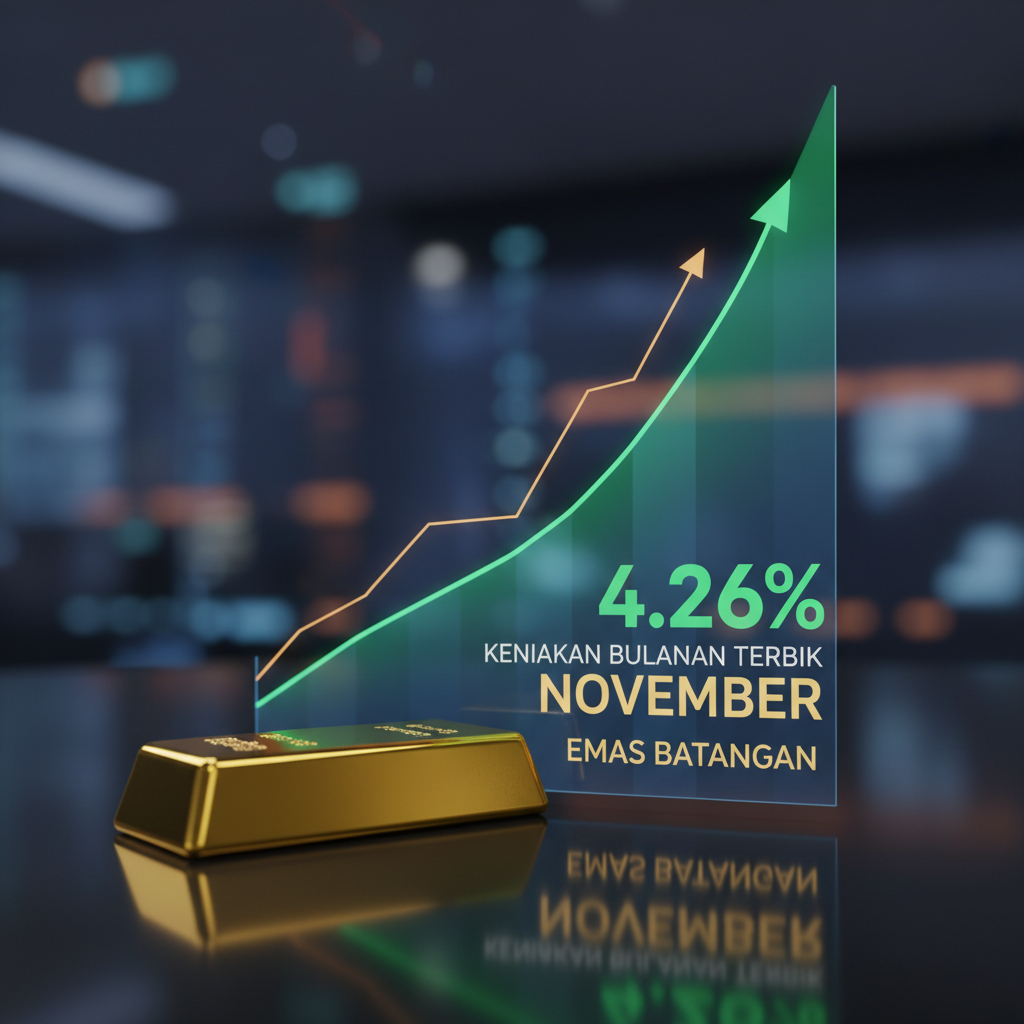 Harga Emas Hari Ini 29 November 2025: Rally Lanjutan, November Naik 4.26% Mencapai Level Tertinggi Tahun Ini!